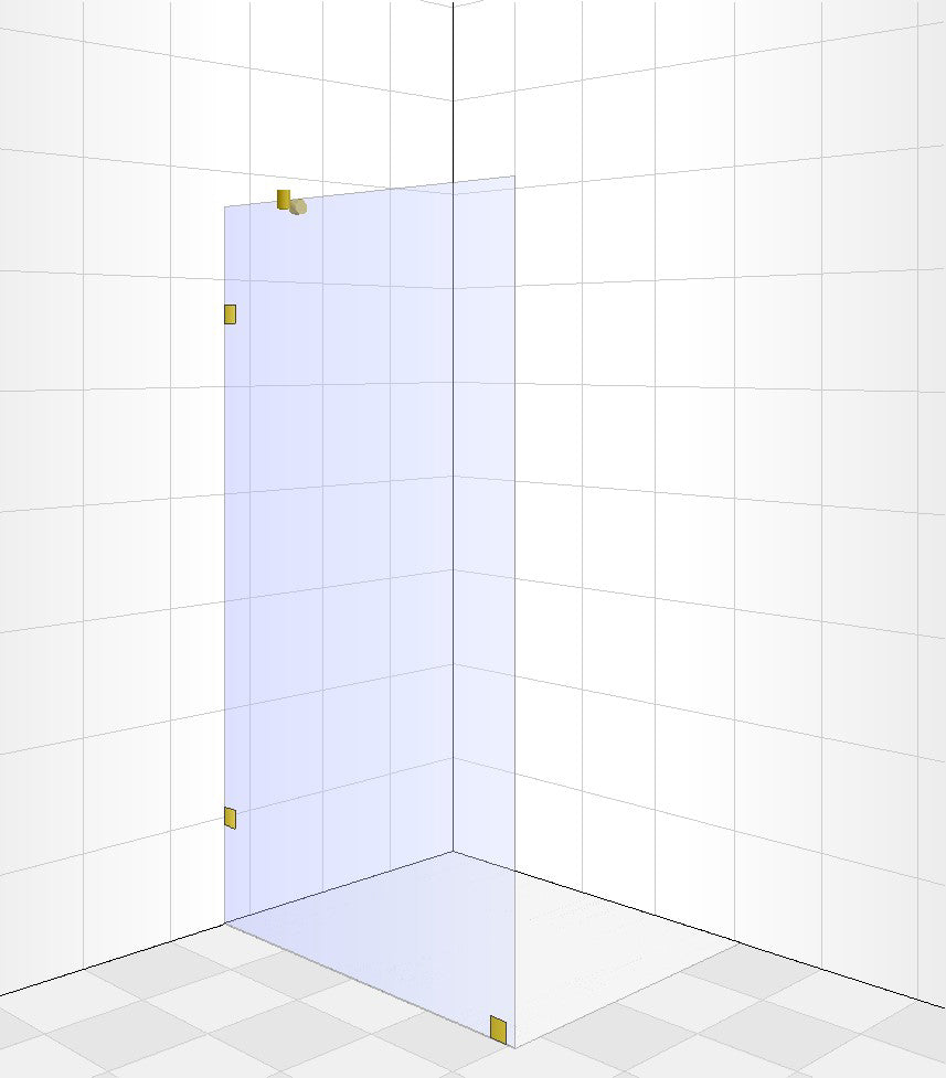 Shower Screen 1200mm x 2000mm