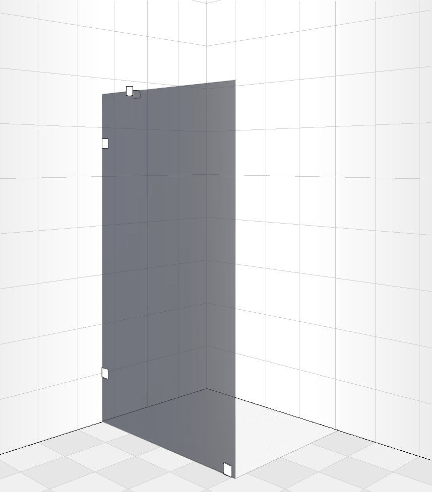 Shower Screen 1200mm x 2000mm