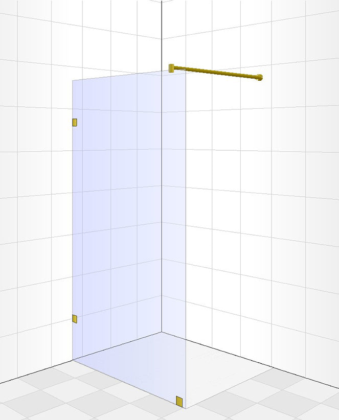 Shower Screen 1200mm x 2000mm