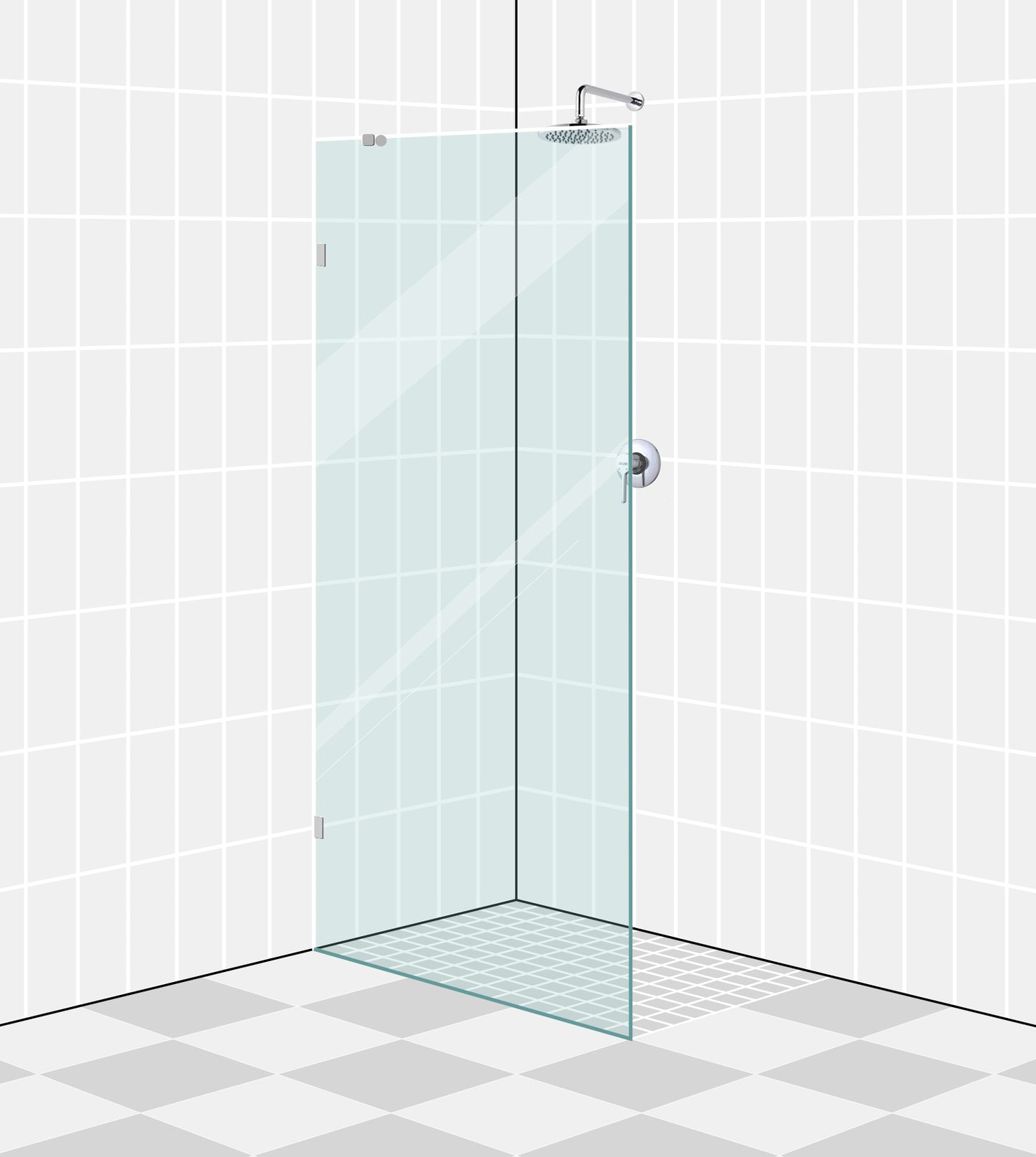 Shower Screen 1200mm x 2000mm