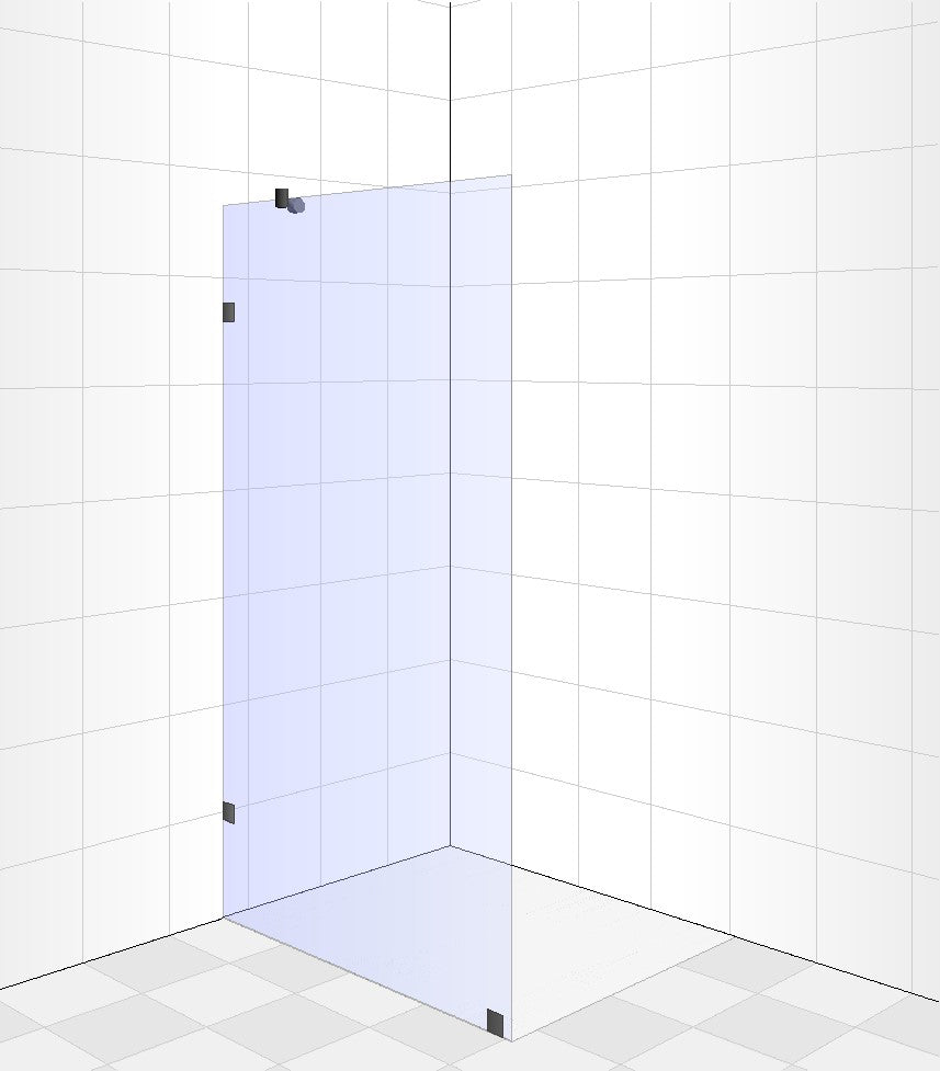 Shower Screen 1100mm x 2000mm
