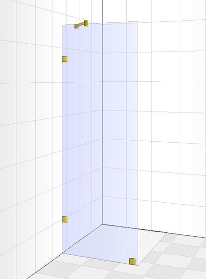 Shower Screen 700mm x 2000mm