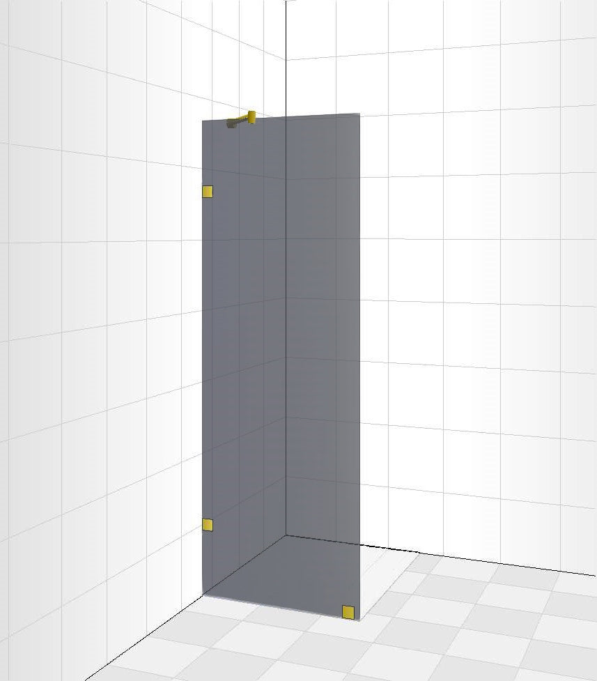 Shower Screen 700mm x 2000mm