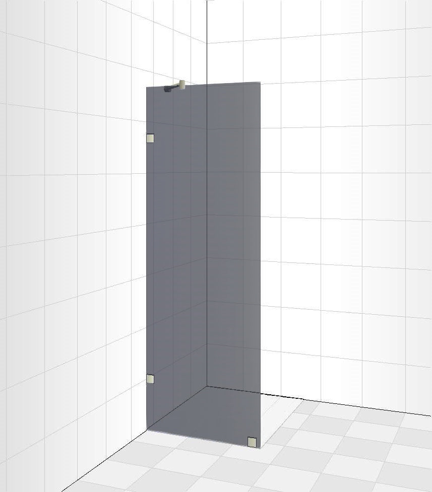 Shower Screen 700mm x 2000mm