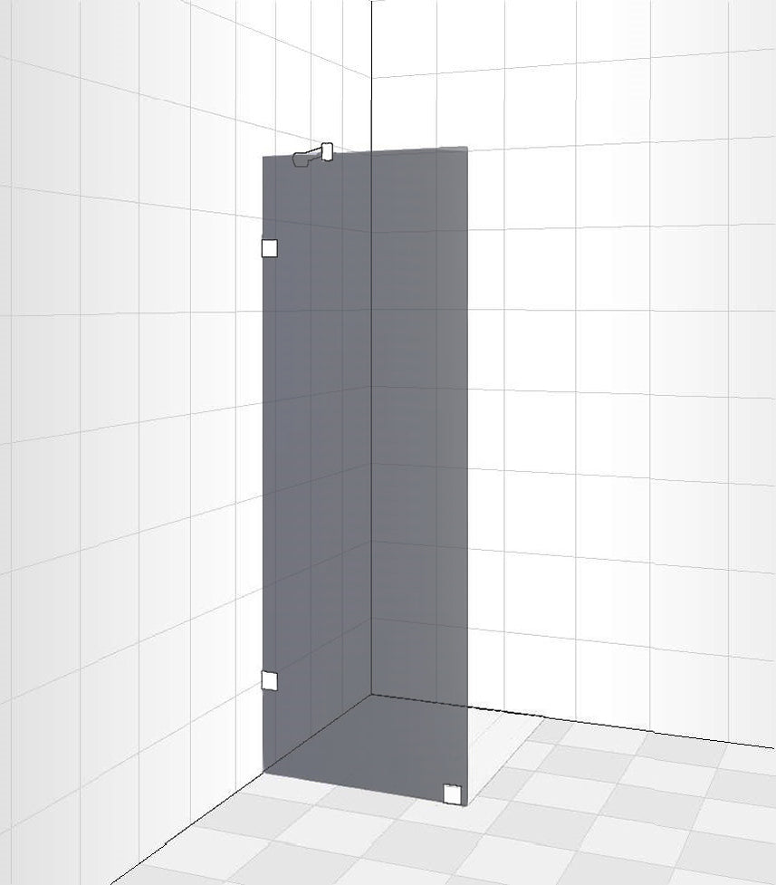 Shower Screen 700mm x 2000mm