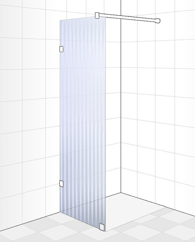 Shower Screen 700mm x 2000mm