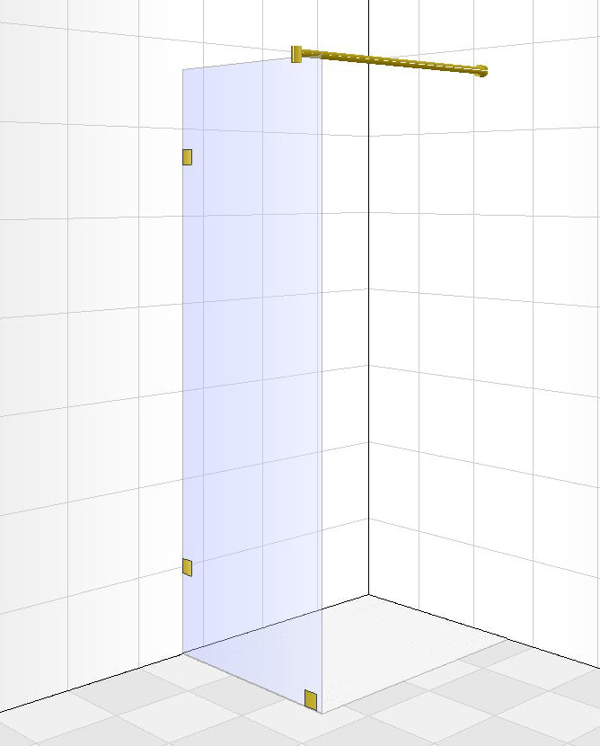 Shower Screen 700mm x 2000mm
