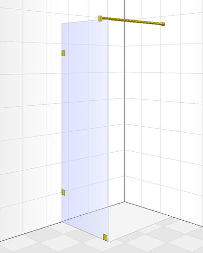 Shower Screen 700mm x 2000mm