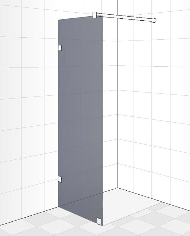 Shower Screen 700mm x 2000mm