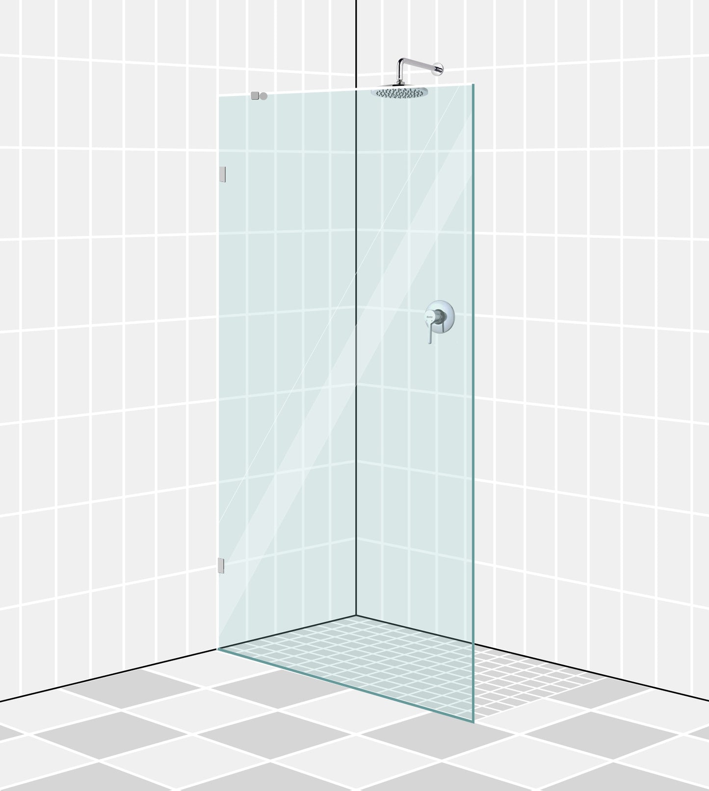 Shower Screen 1400mm x 2000mm