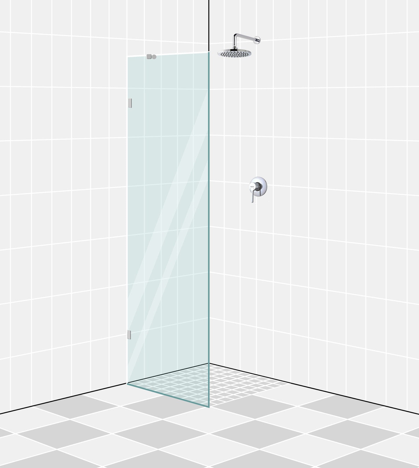 Shower Screen 800mm x 2000mm