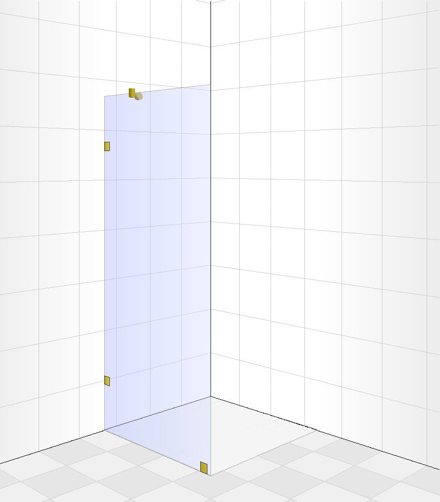 Shower Screen 900mm x 2000mm