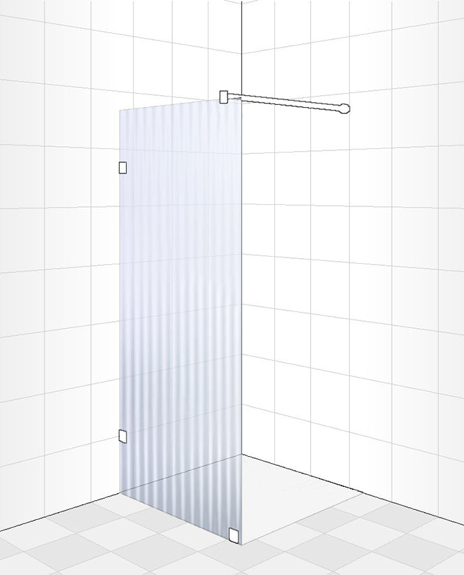 Shower Screen 900mm x 2000mm